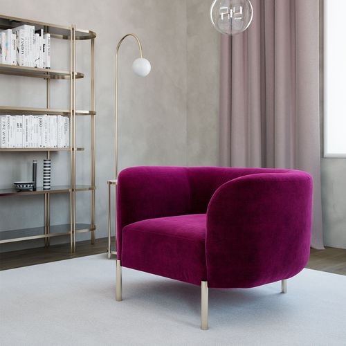 Macaroon - Fuchsia Fuchsia 1-Seat Sofa slika 1