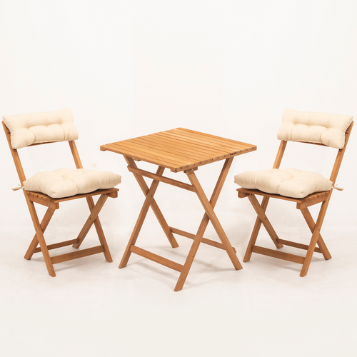 BMG Vrtna garnitura 2+1 BISTRO  SET 60X60 (sa jastukom) slika 1