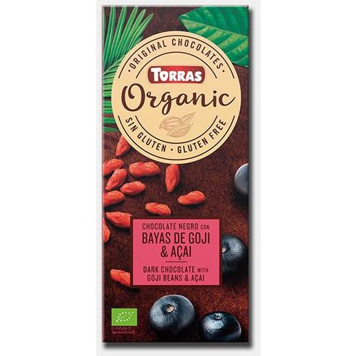 Torras Organska tamna čokolada sa goji i açai 100 G slika 1