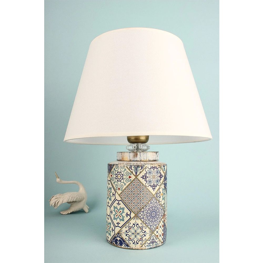 YL686 Bijela Stolna Lampa slika 1