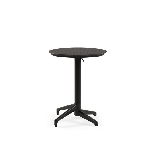 Masa Moon Ø60 V2 F - Black Black Folding Table slika 1