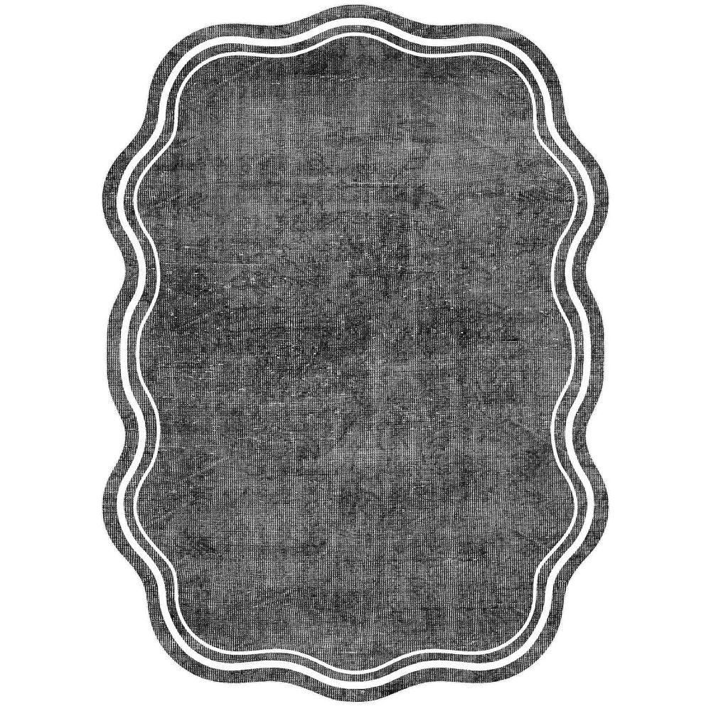 Sivi i bijeli tepih WOOKECE283 (80 x 150 cm) slika 2