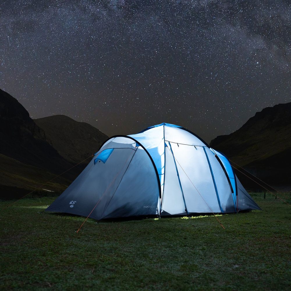 Nc6431 šator za kampiranje plavo-sivi highland iv nils camp slika 3