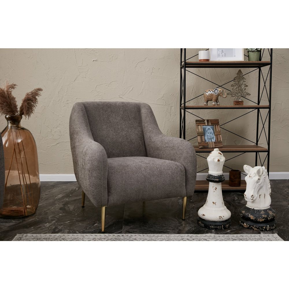 Simena - Siva GreyGold Sofa za Jednu Osobu slika 1