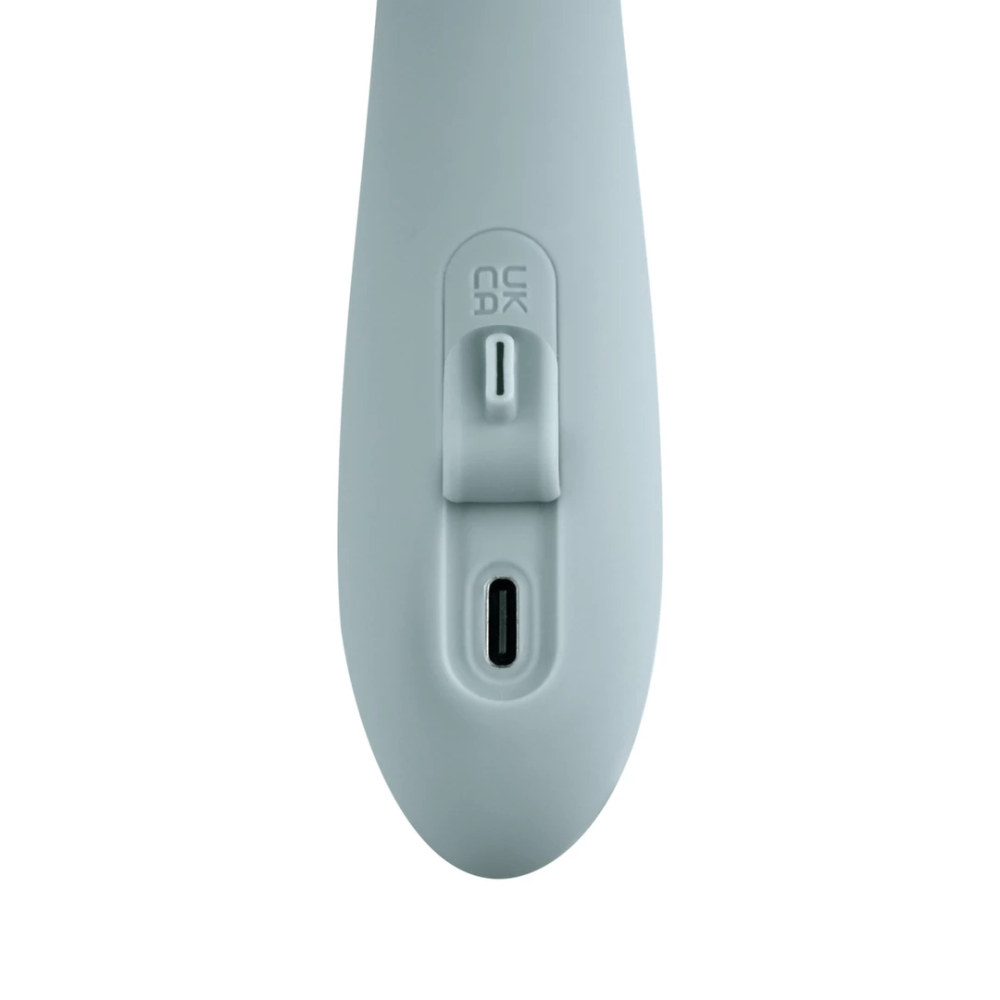 Svakom - Chika App-Controlled Grijanje G-točke i vibrator za klitoris Tirkizno siva slika 6
