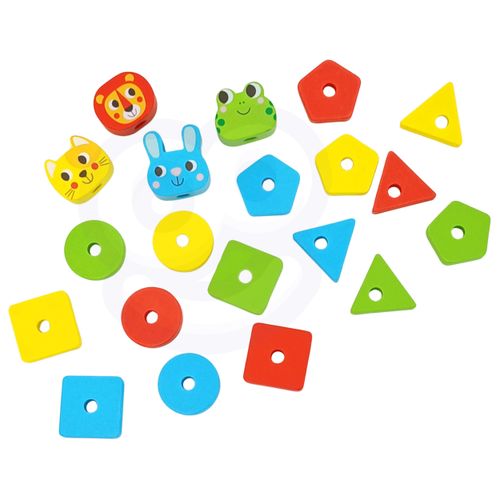 WOOPIE GREEN Montessori puzzle piramida životinje 27 kom slika 7