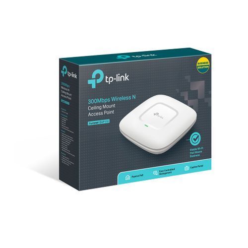 TP-LINK acces point EAP110 Wi-Fi N300 300Mbps POE 1xLAN 2x interna antena slika 2