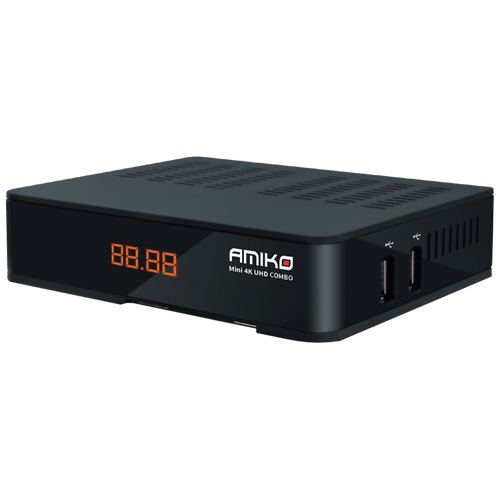 Amiko Prijemnik combo, DVB-S2X+T2/C, 4K UHD, USB PVR, Ethernet - MINI 4K COMBO 4K slika 1