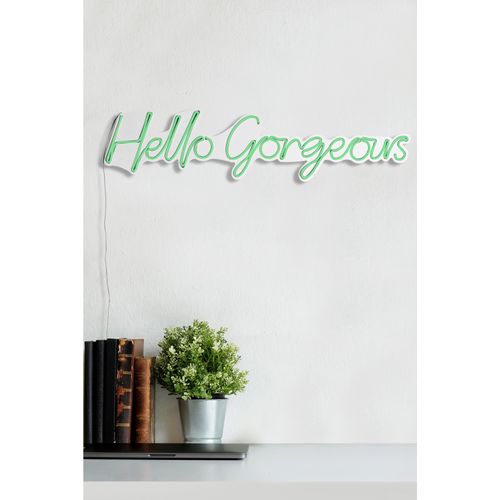 Wallity Ukrasna plastična LED rasvjeta, Hello Gorgeous - Green slika 4