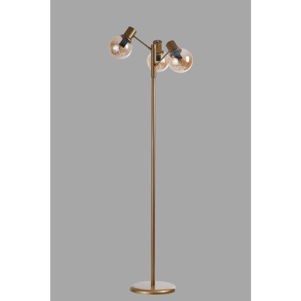 Opviq Podna lampa 197, med, zlatna slika 3