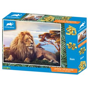 Puzzle 3D – Lav 500 kom 61x46cm animal planet