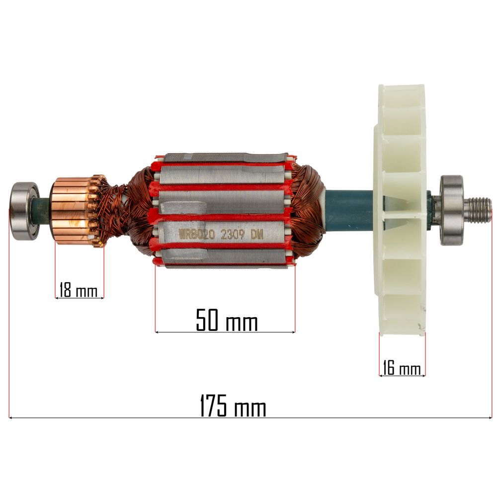 Rotor za frezu PM-GGE-1700M-WI slika 2
