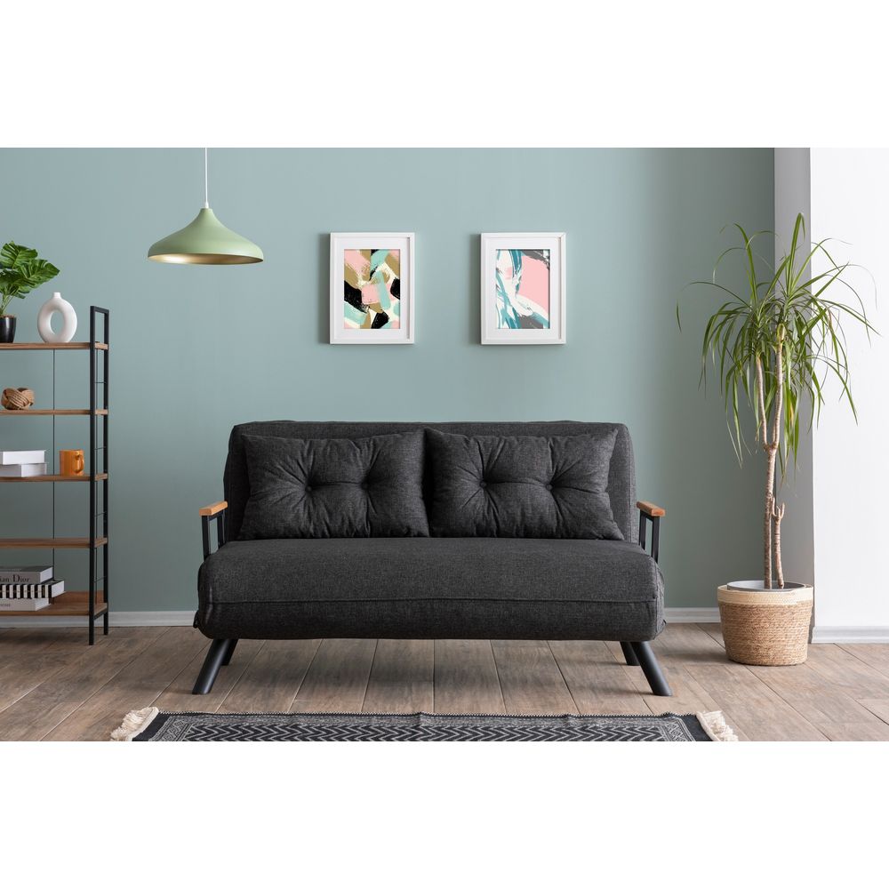 Sando 2-Seater - Tamnosiva Sofa na Razvlačenje slika 1