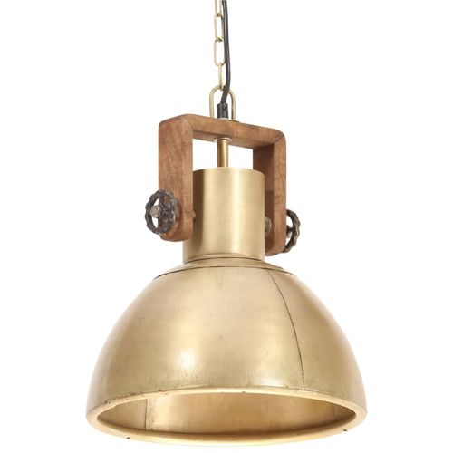 Industrijska viseća svjetiljka 25 W mjedena okrugla 30 cm E27 slika 31