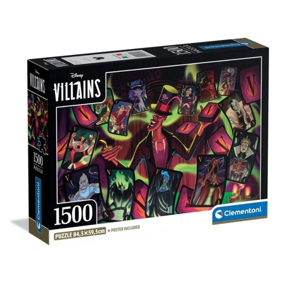 Clementoni CL31744 Puzzle Disney Zlikovci, 1500kom slika 1