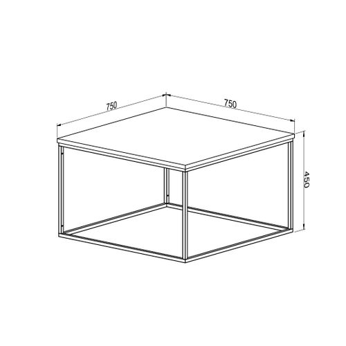 Midlake Pine
Black Coffee Table slika 7