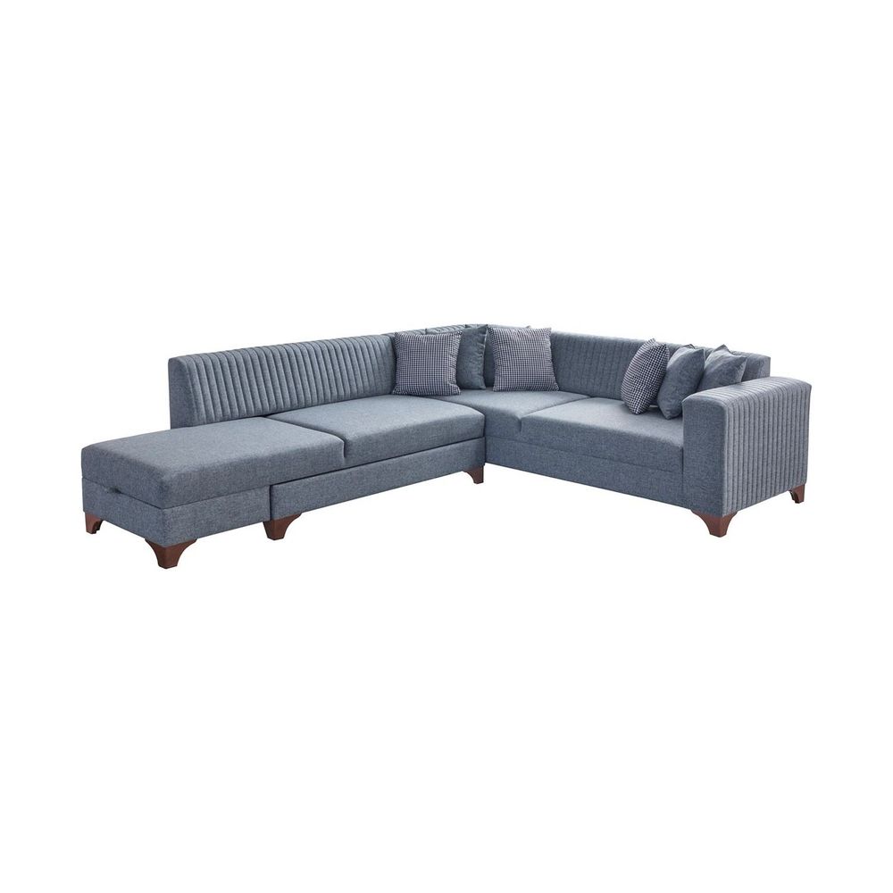 Ugaona Sofa West Left - Siva slika 5