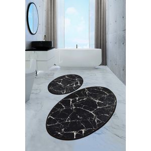 Set prostirki za kupatilo (2 komada) Marble Djt, boje: više boja
