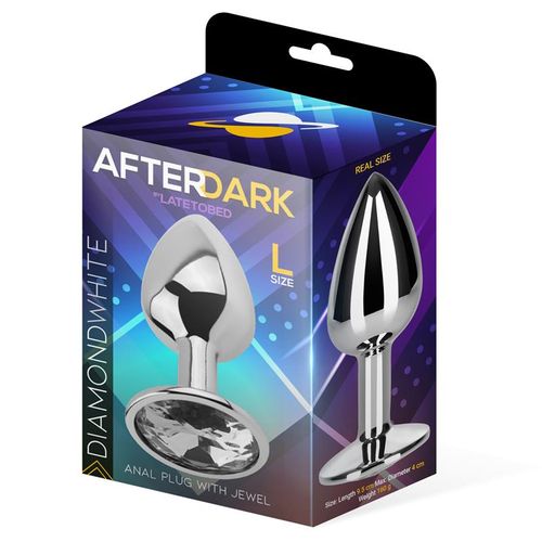 Afterdark Aluminium Diamond Butt Plug S/M/L slika 2