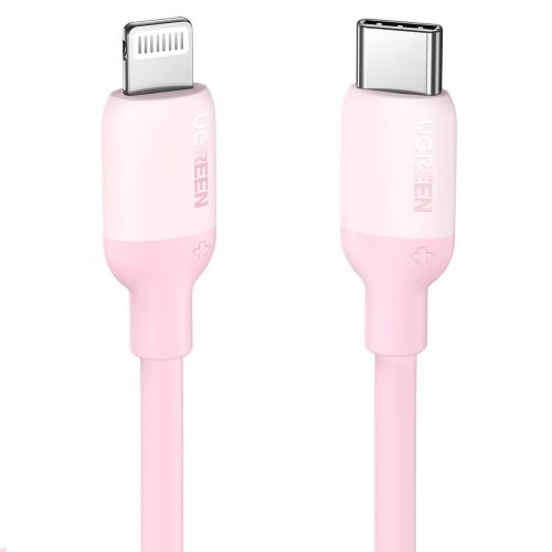 Kabel UGREEN, Lightning na USB-C PD , pink, 1m slika 1