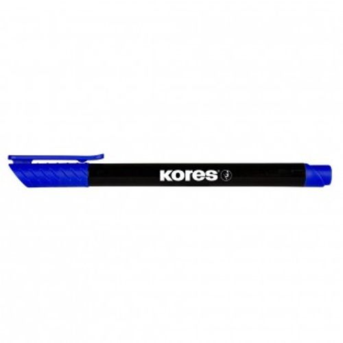 Flomaster Kores, permanent marker OHP, KOR22103, 1 mm, plavi slika 1