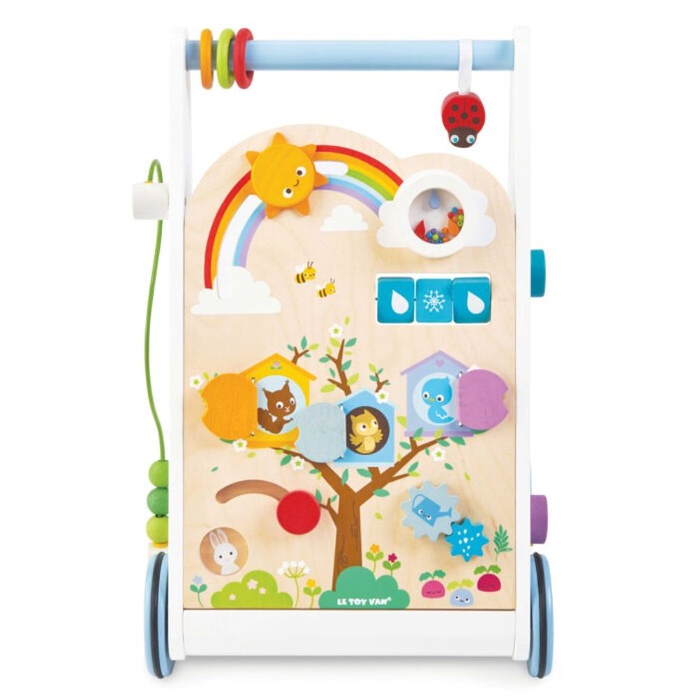 Le Toy Van Drvena aktivna guralica sa Montessori tablom slika 3