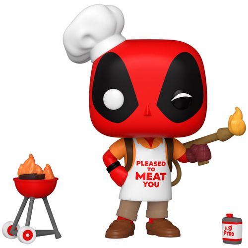 POP figure Marvel Deadpool 30th Backyard Griller Deadpool slika 3