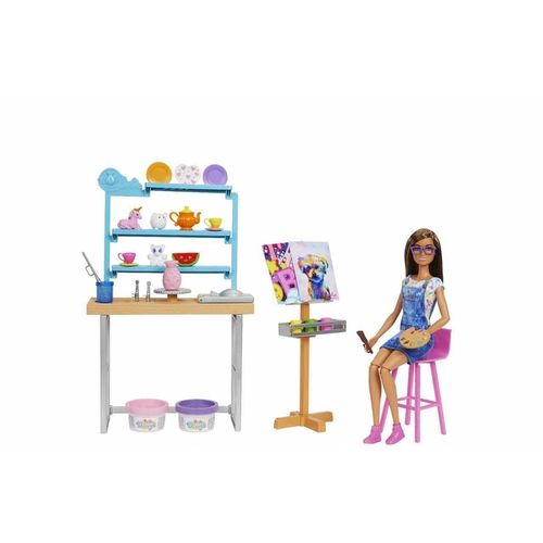 Barbie lutka set Relax & Create Art Studio HCM85 slika 2