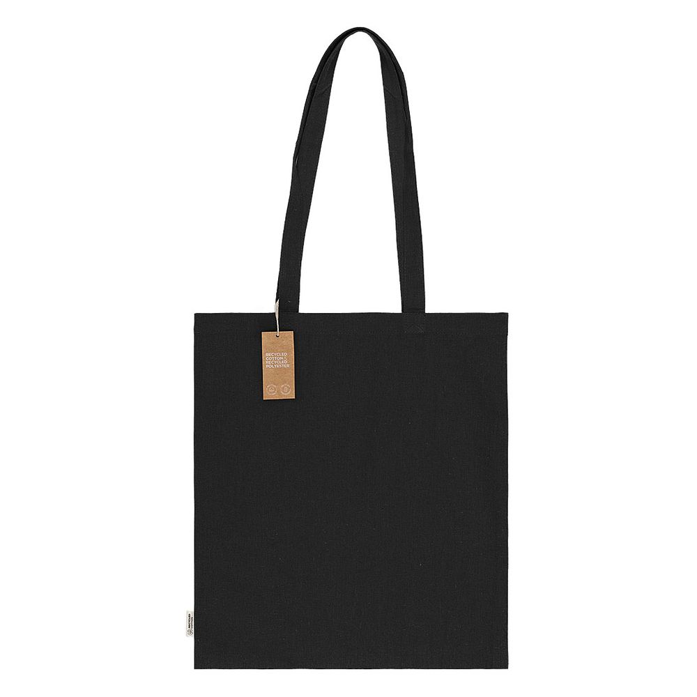 NATURELLA RECYCLE,torba od recikl.pamuka,crna slika 1
