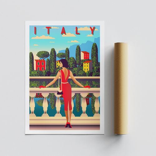 Wallity Poster A4, Italy - 1961 slika 4