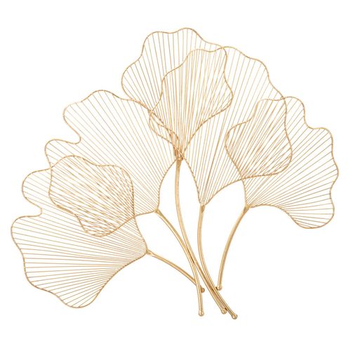 Mauro Ferretti Metalni panel glam leaf cm 69x5x62 slika 1