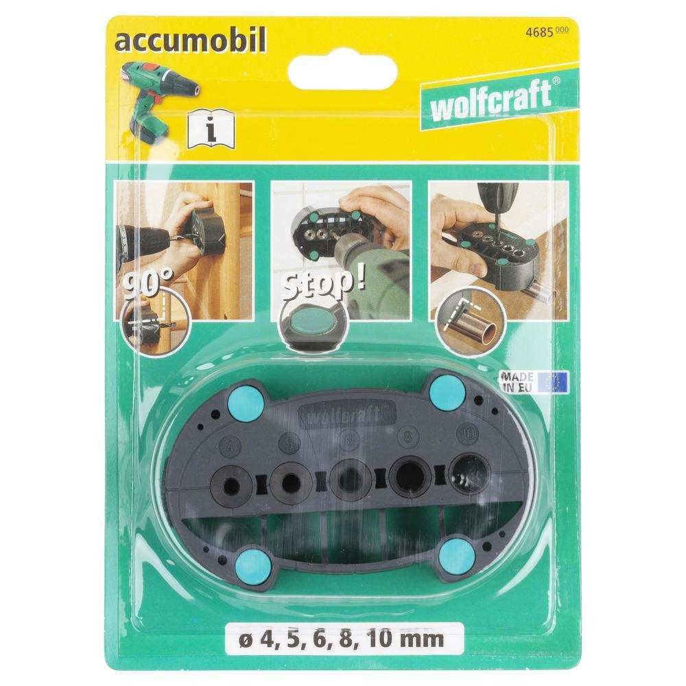 Wolfcraft Šablon Za Bušenje Accumobil fi 4, 5, 6, 8, 10 mm - 4685000 slika 9