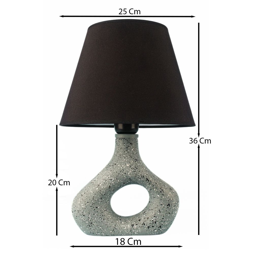 BK012 Siva Stolna Lampa slika 3