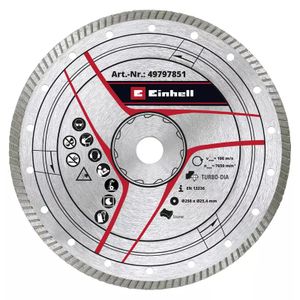 Einhell Dijamantna rezna ploča turbo 250x25.4 mm, za TE-SC 570 L