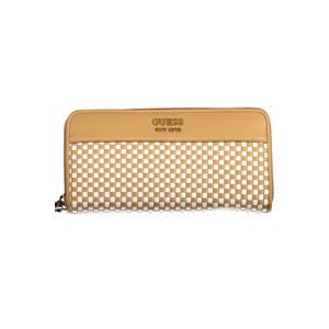 GUESS JEANS WOMEN'S WALLET BROWN