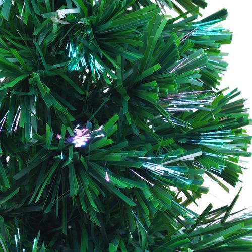 Umjetno božićno drvce s optičkim vlaknima 64 cm zeleno slika 19