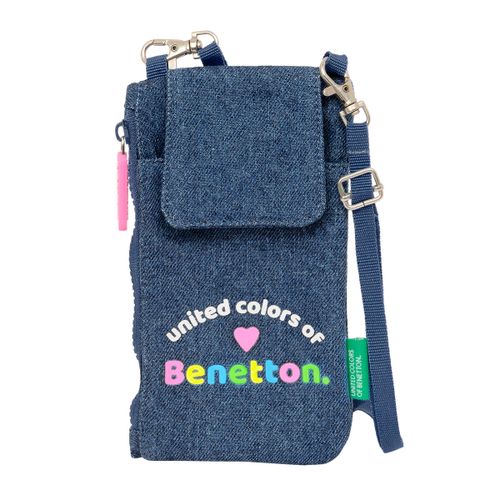 Porte-monnaie Benetton Denim Torbica za mobitel Plava slika 1