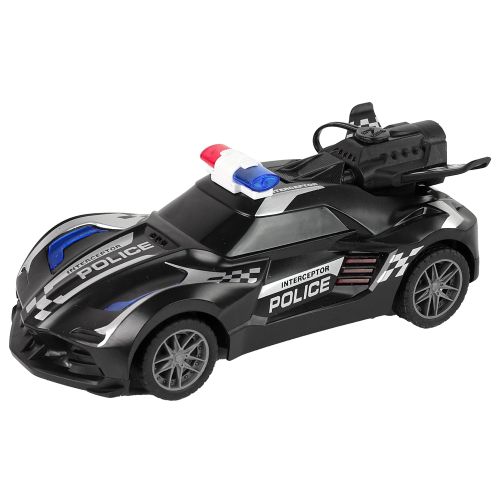 Auto na daljinsko upravljanje R/C Police Car - crni slika 2