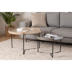Nesting table Mandy - Bež (2 komada)