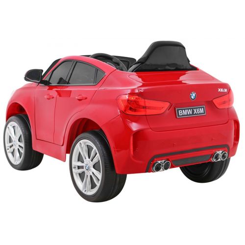 Licencirani auto na akumulator BMW X6M - crveni/lakirani slika 5