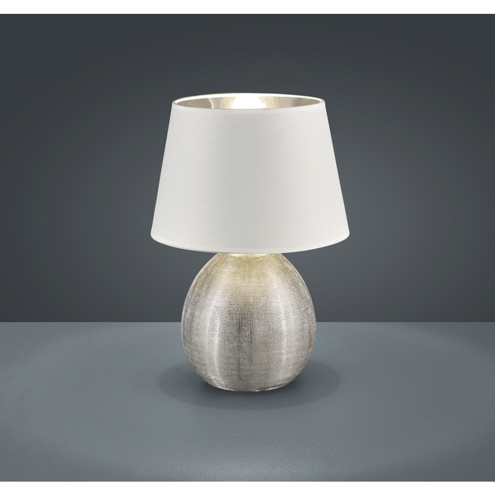 Luxor 35cm. silver stona lampa slika 1