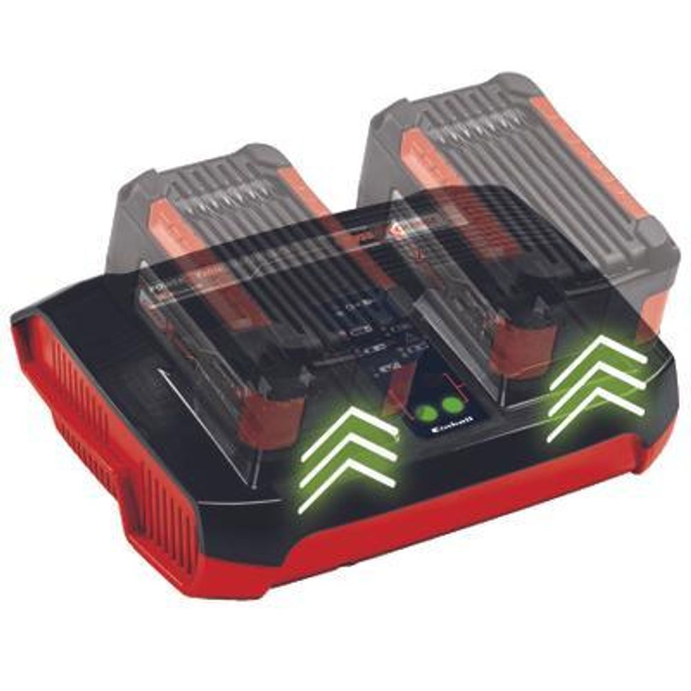 Einhell Punjač baterija PXC Twincharger Kit 2x4.0 Ah  18V baterije + punjač, dva mjesta za punjenje slika 2