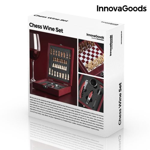 InnovaGoods set za vino i šah 2/1 15x5x17cm slika 4