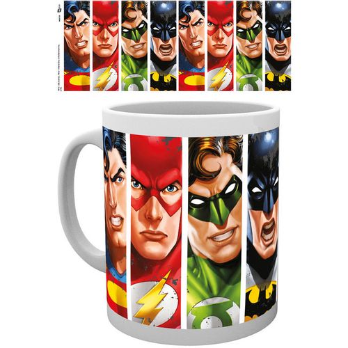 DC comics Justice League faces mug slika 1