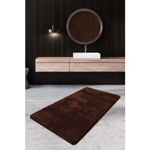 Havai - Brown (80 x 140) Brown Acrylic Bathmat slika 1