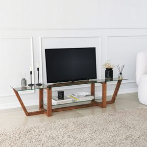 Amalfi - Walnut Walnut TV Stand