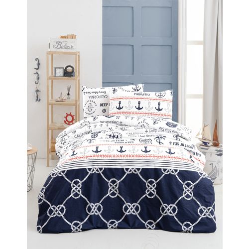 Rudder White
Dark Blue
Red Ranforce Single Quilt Cover Set slika 1