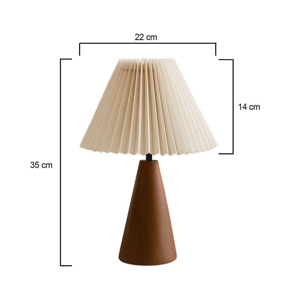 Stolna Lampa 242091 u Bojama: Krem i Orah slika 3