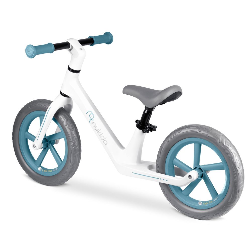 Nukido Light Flee bicikl bez pedala, bijeli slika 3