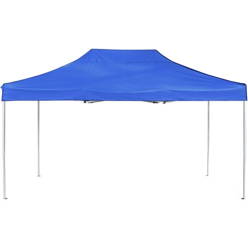 Profesionalni sklopivi šator za zabave 4,5 x 3 m plavi slika 19